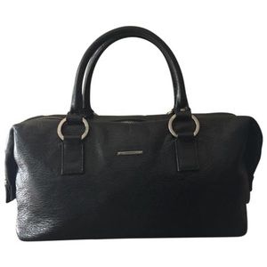 Gucci Doctor Black Leather Tote